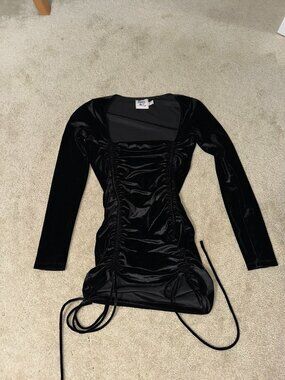 Black Mini Dress Princess Polly